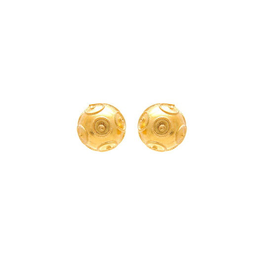 Earrings Viana’s Conta XS in Gold Plated Silver