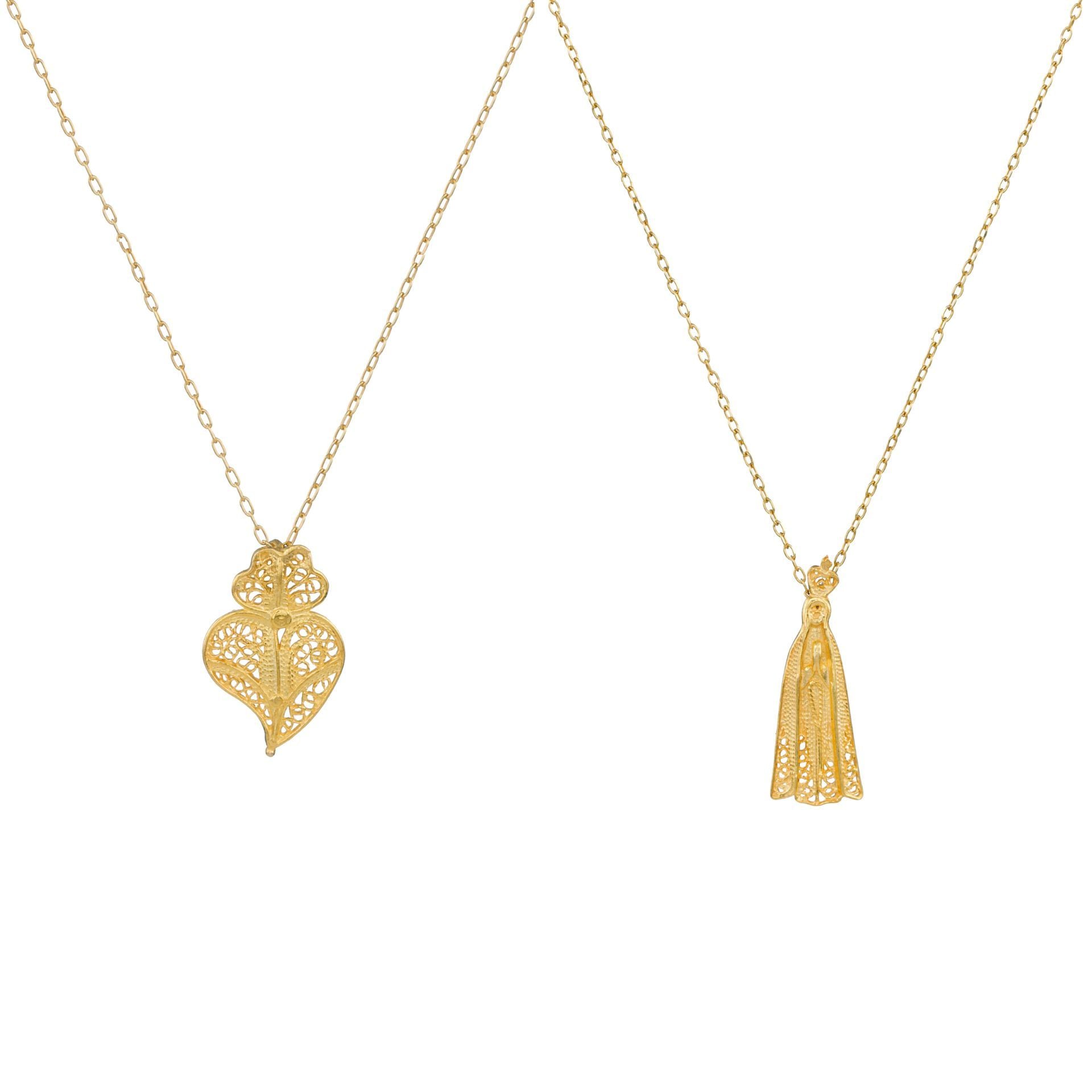 Set Saudade II in Gold Plated Silver