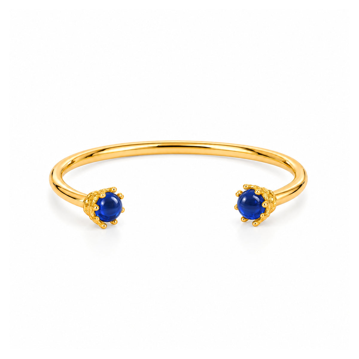 Pulsera Manel de Plata Bañada en Oro