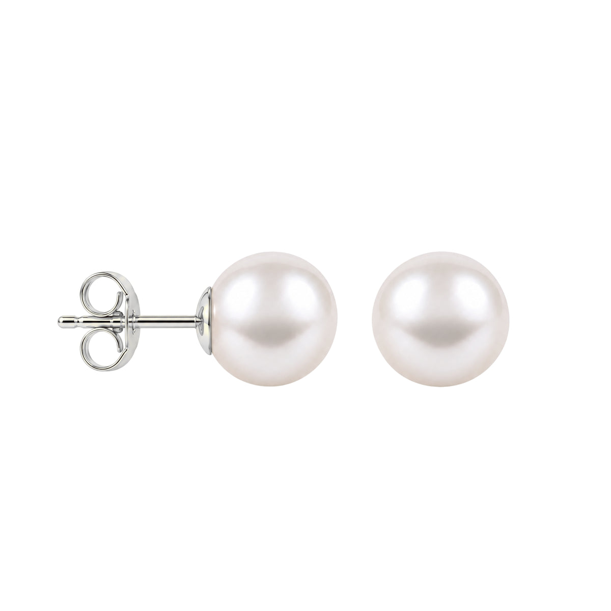 Earrings Pearls in Silver