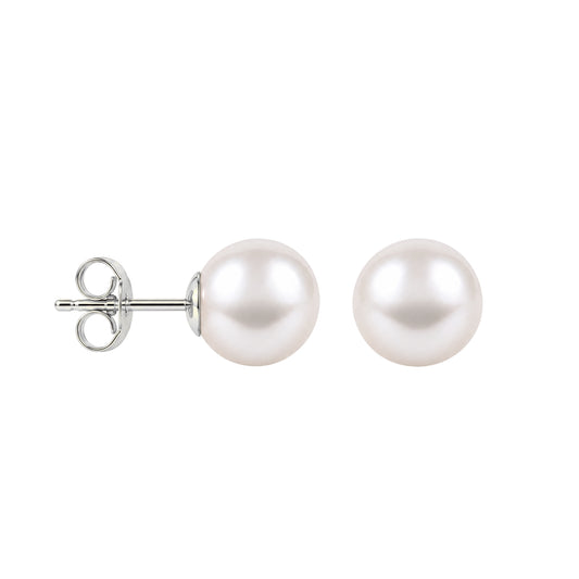 Earrings Pearls in Silver