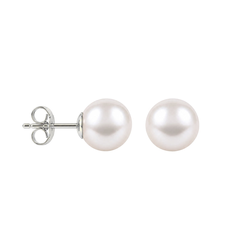 Earrings Pearls in Silver