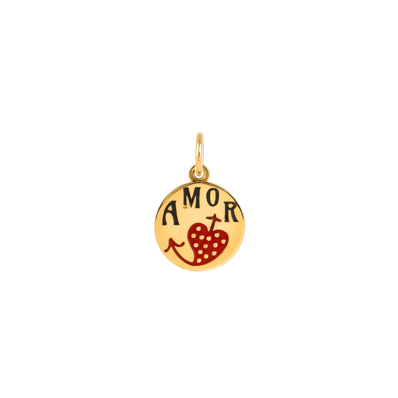 Pendant Amor in 19,2Kt Gold