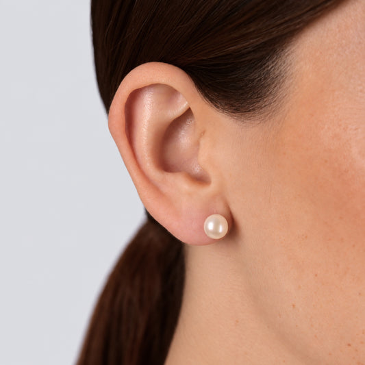 Earrings Pearl XS Stud in 19.2Kt Gold