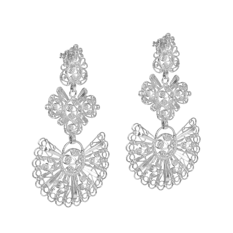 Boucles d'Oreilles Galegos en Argent