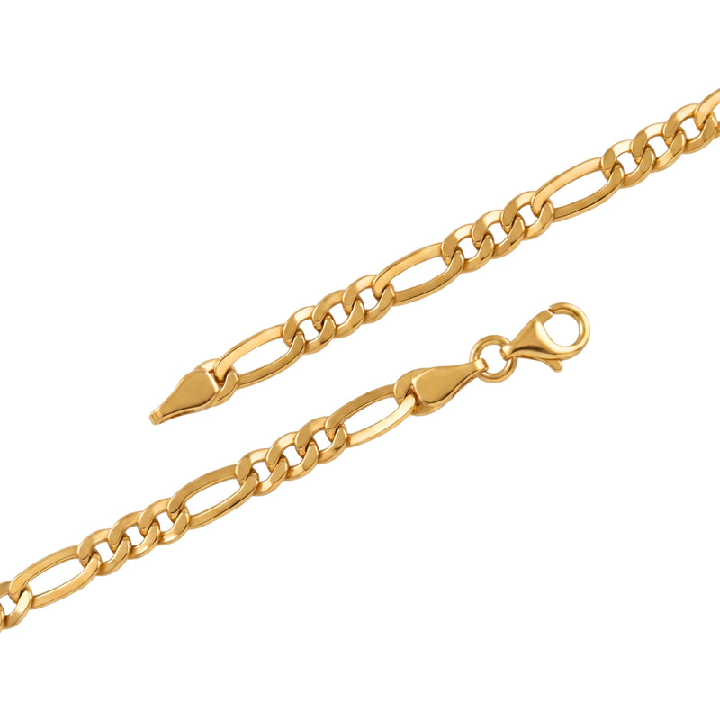 Collier Maille 3+1 5mm en Or 19,2 Carats