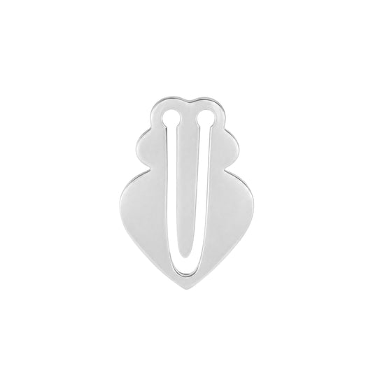 Bookmark Heart in Silver