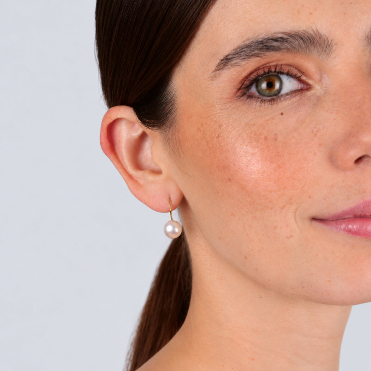 Earrings Pearl S in 19.2Kt Gold