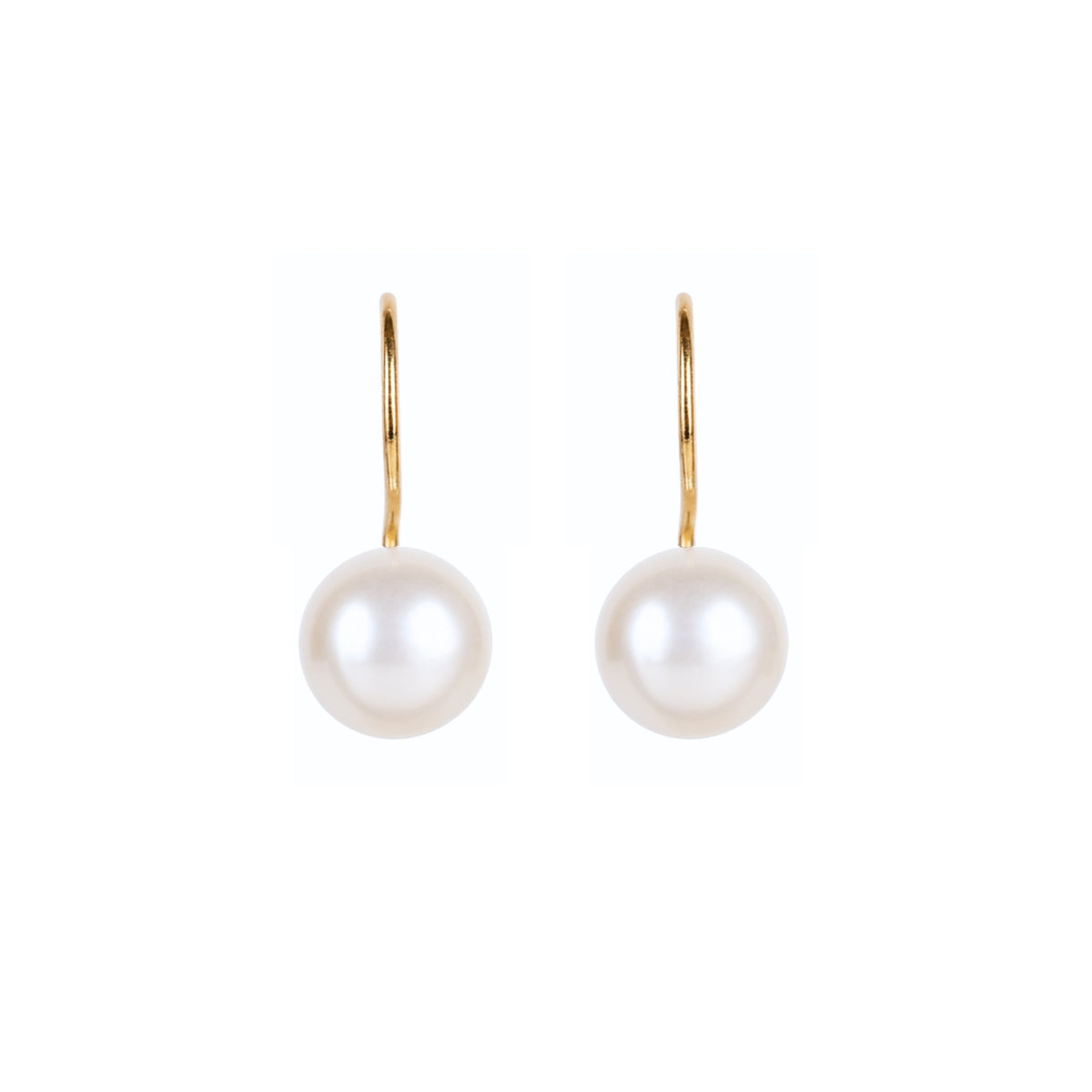 Earrings Pearl XS in 19.2Kt Gold