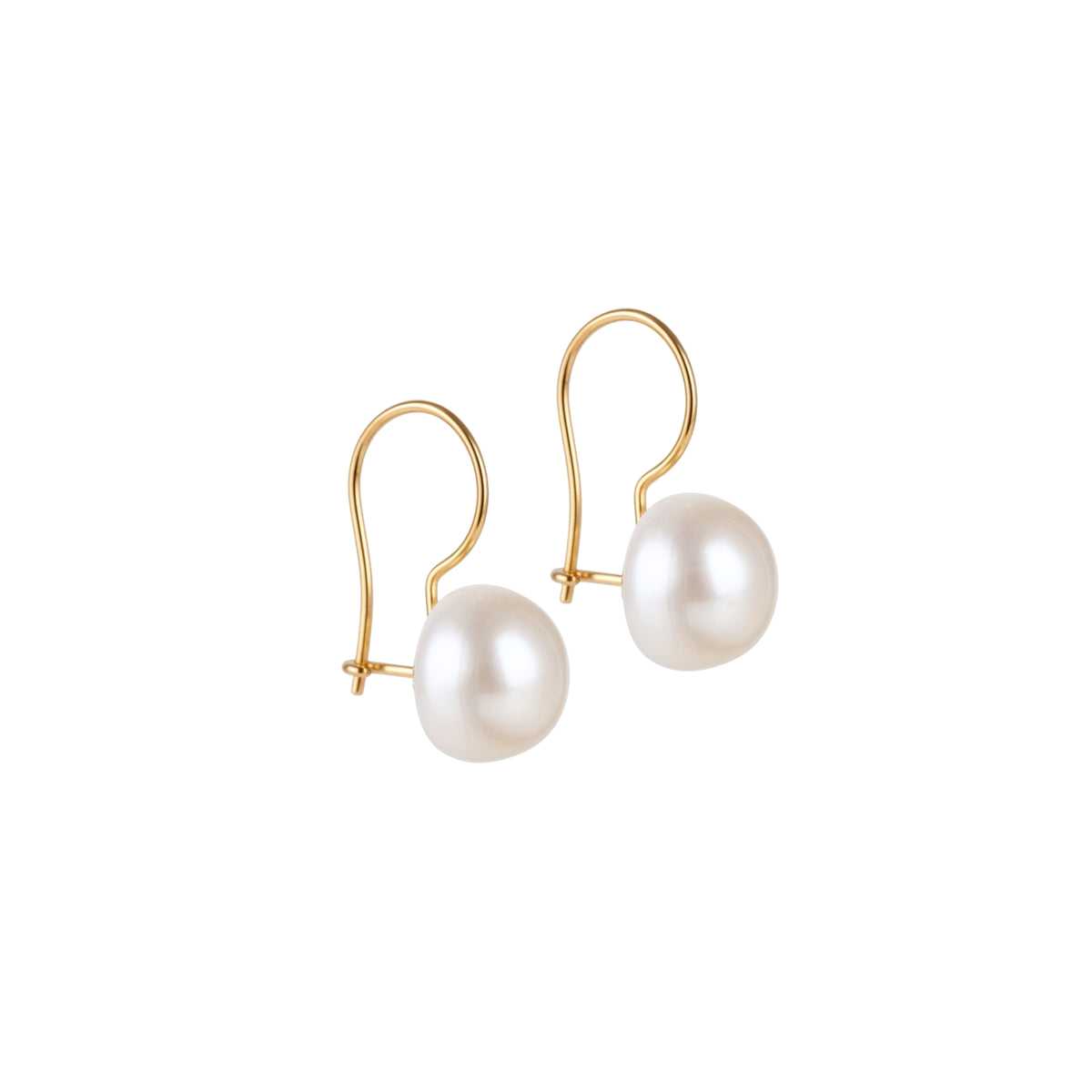 Earrings Pearl XS in 19.2Kt Gold