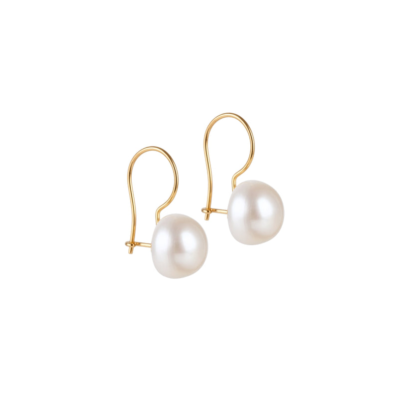 Earrings Pearl XS in 19.2Kt Gold