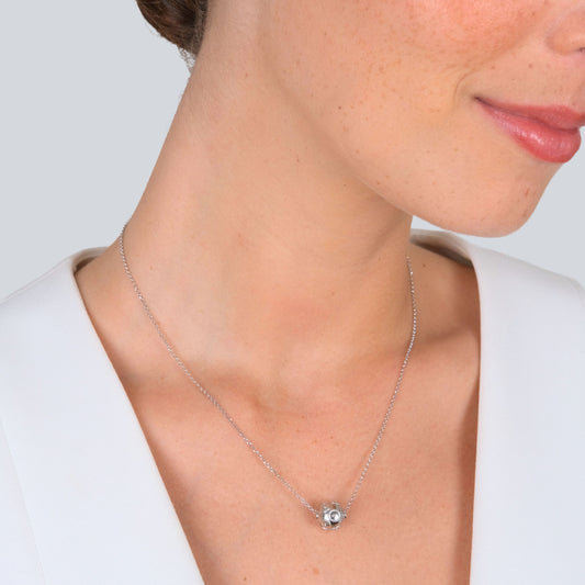 Necklace Viana's Conta in Silver