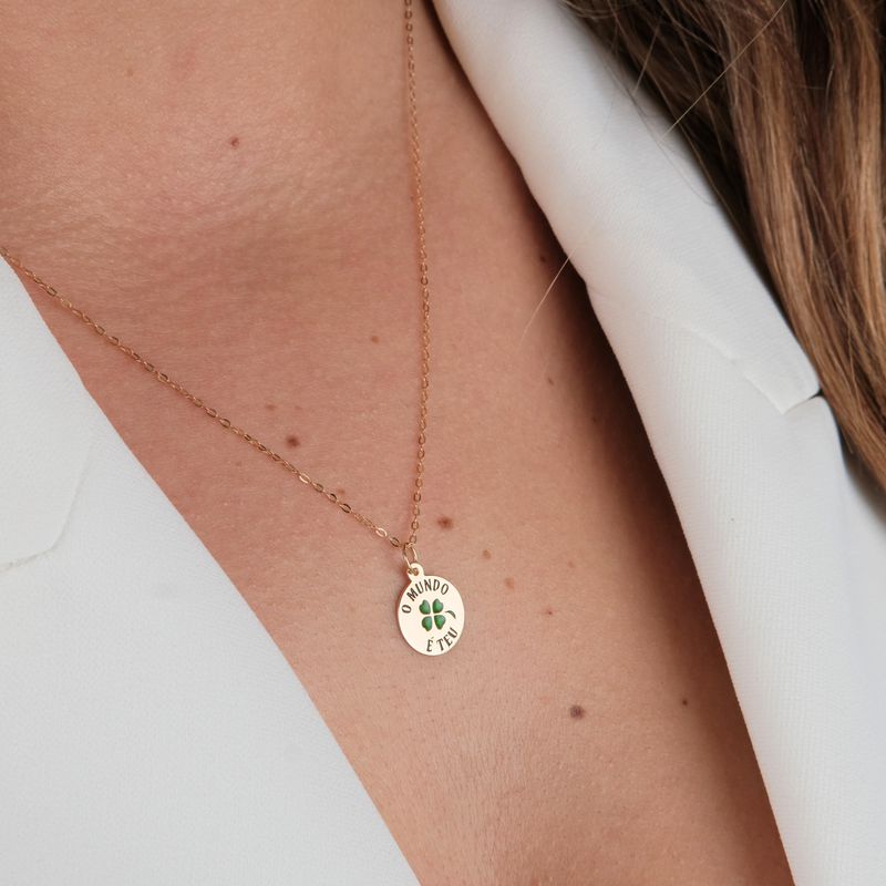 Pendant O Mundo é Teu in 19,2Kt Gold