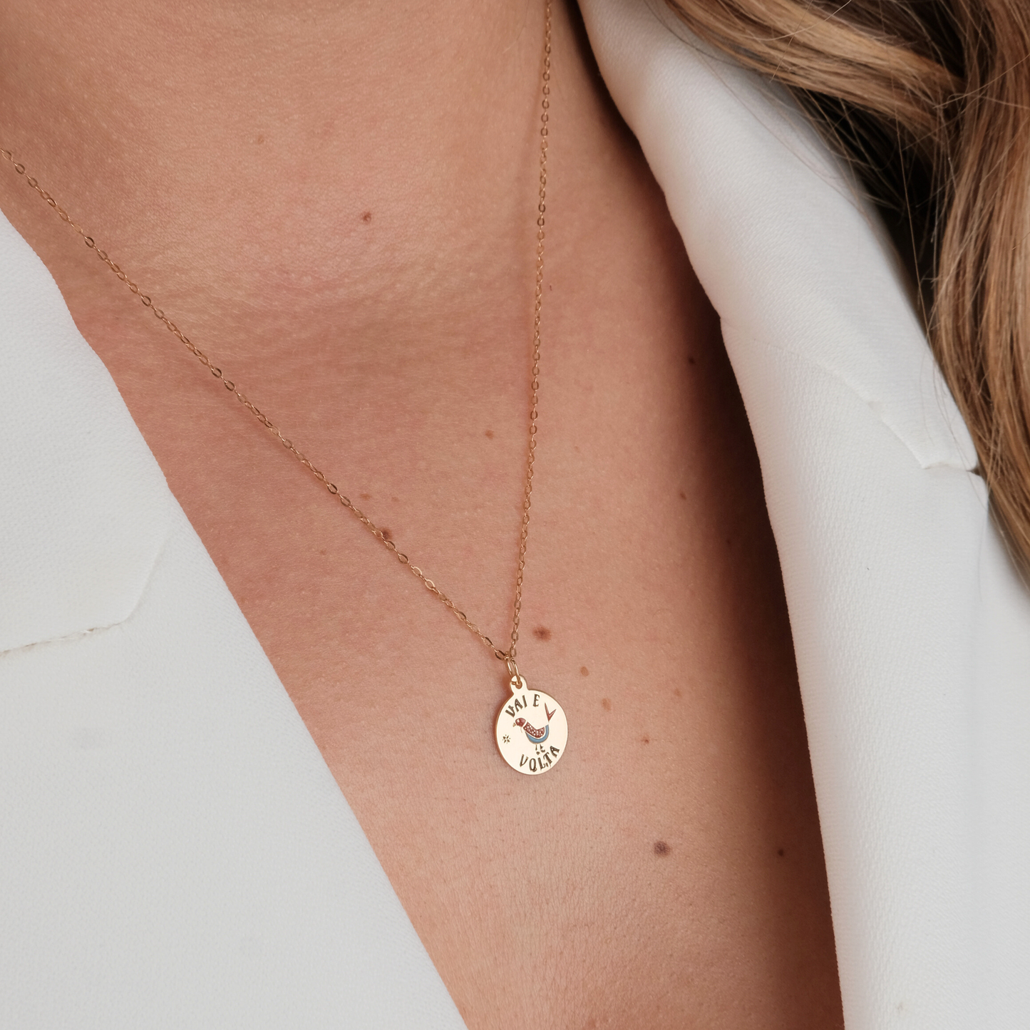 Pendant Vai e Volta in 19,2Kt Gold