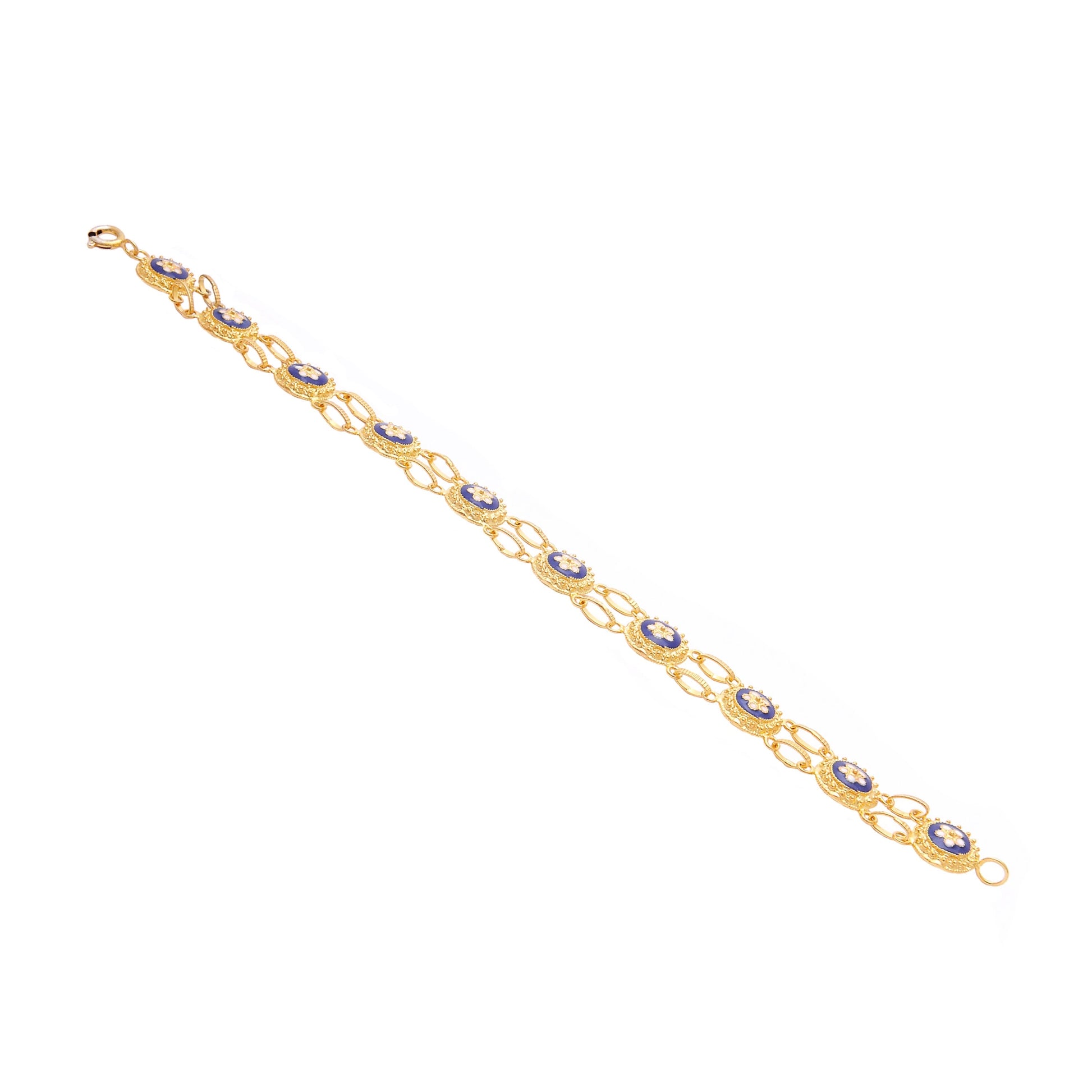 Bracelet Caramujos in Gold Plated Silver