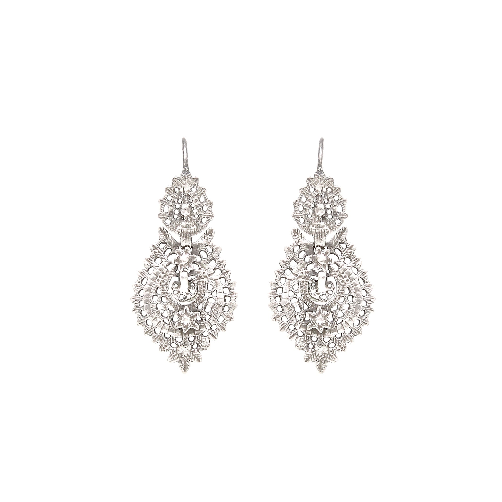 Queen Earrings S in Silver
