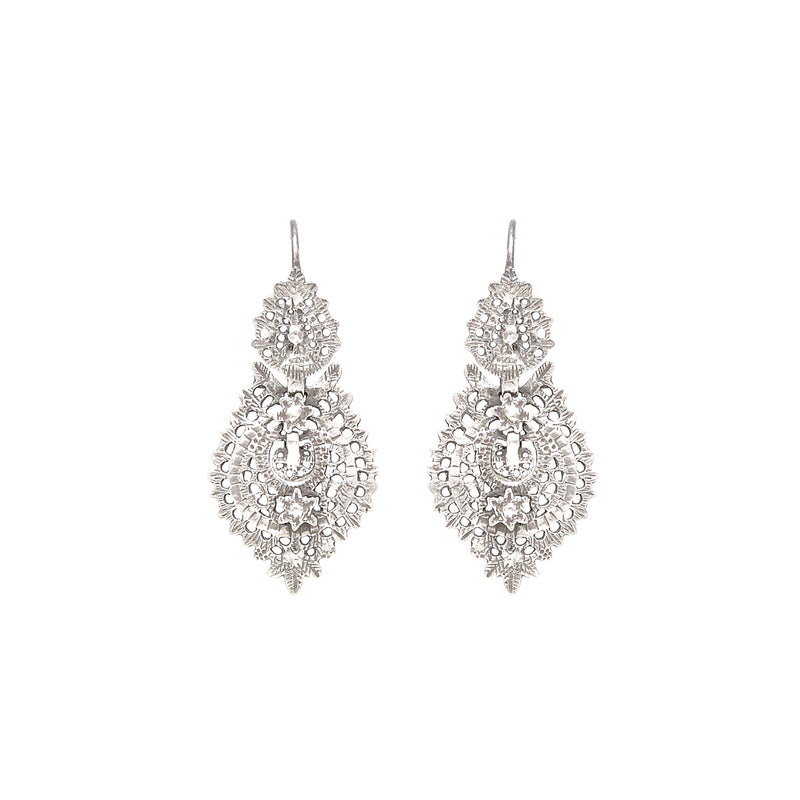 Queen Earrings S in Silver