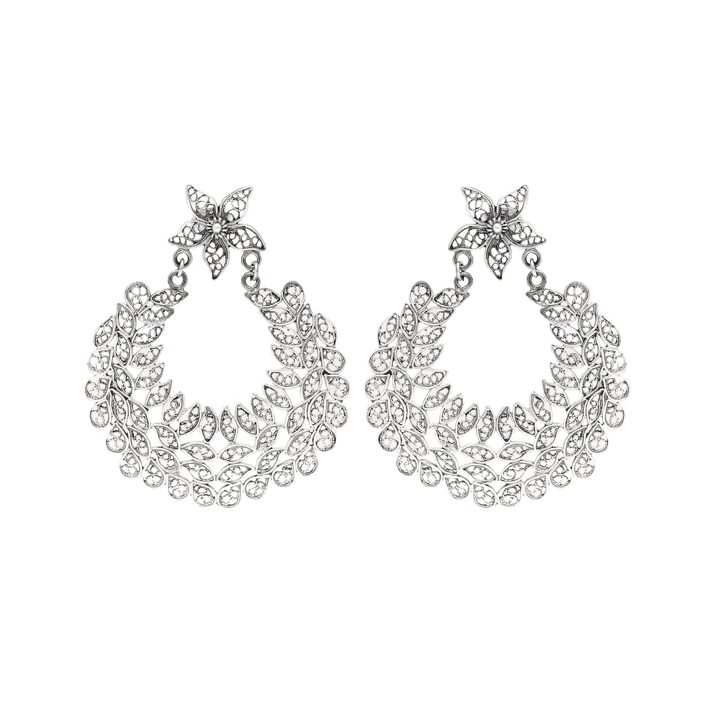 Earrings Ciclo in Silver