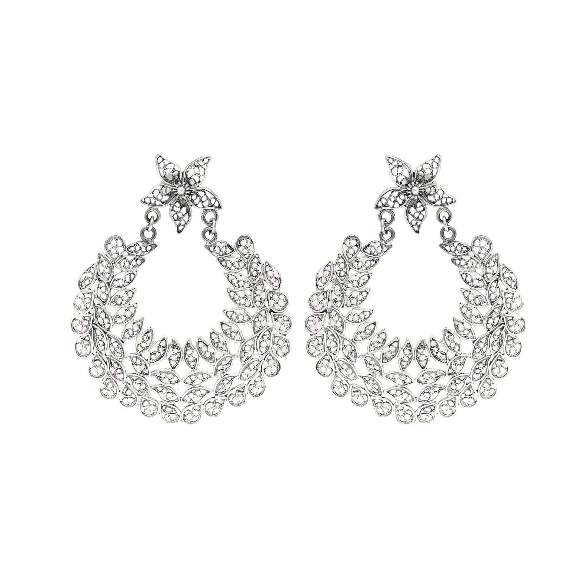 Earrings Ciclo in Silver