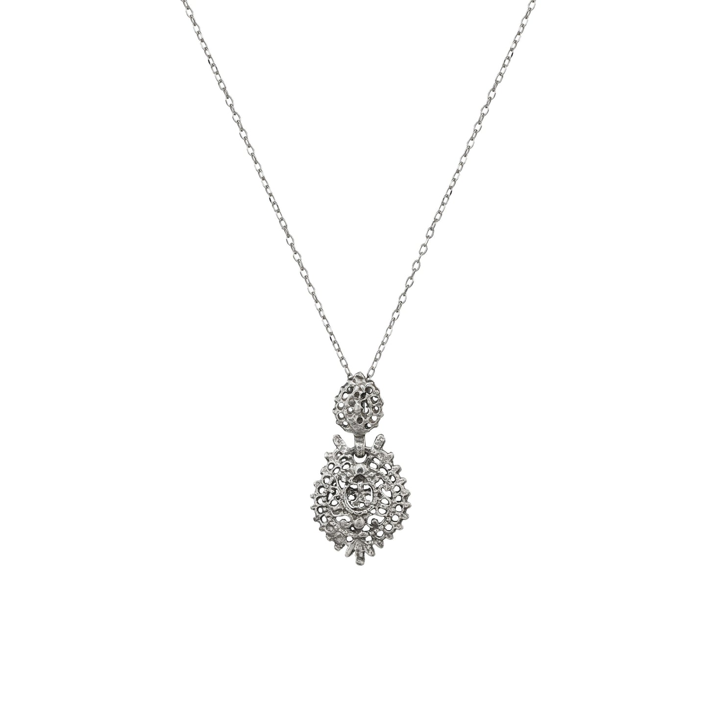 Necklace Queen Earring in Silver