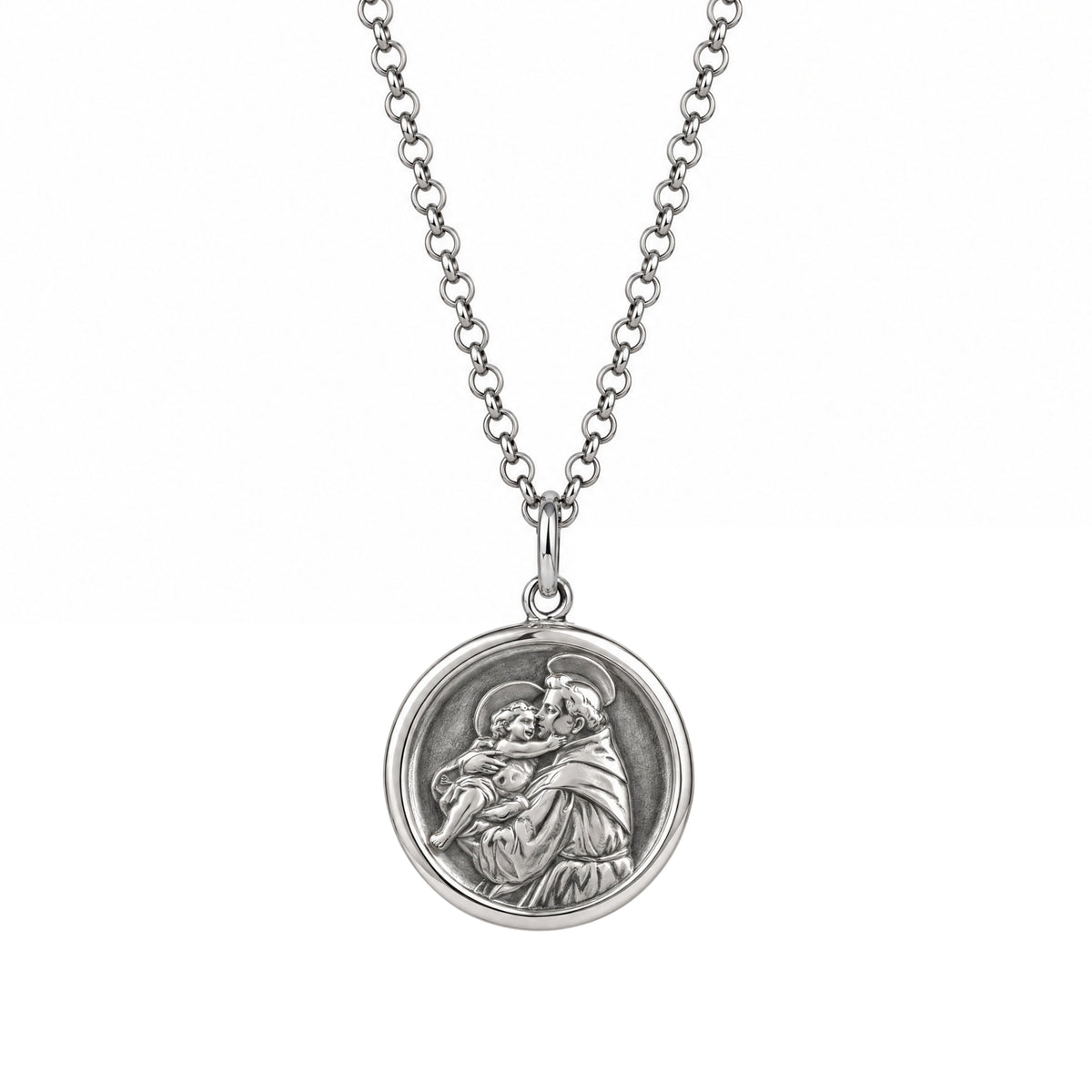 Collier Saint Antoine de Lisbonne en Argent