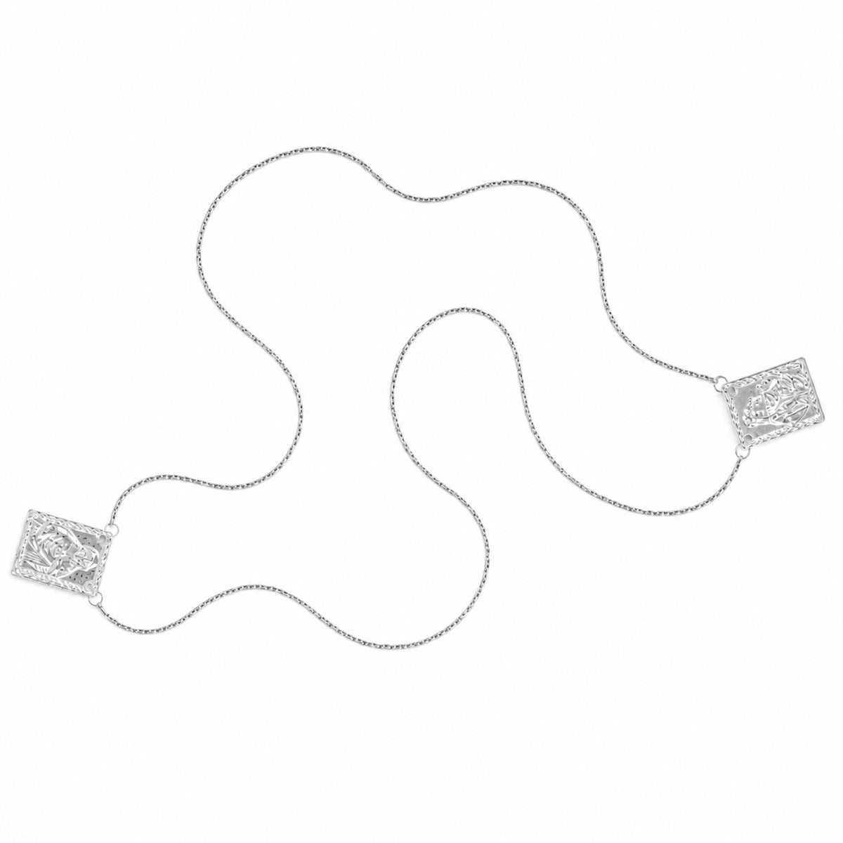 Collar Escapulario de Plata