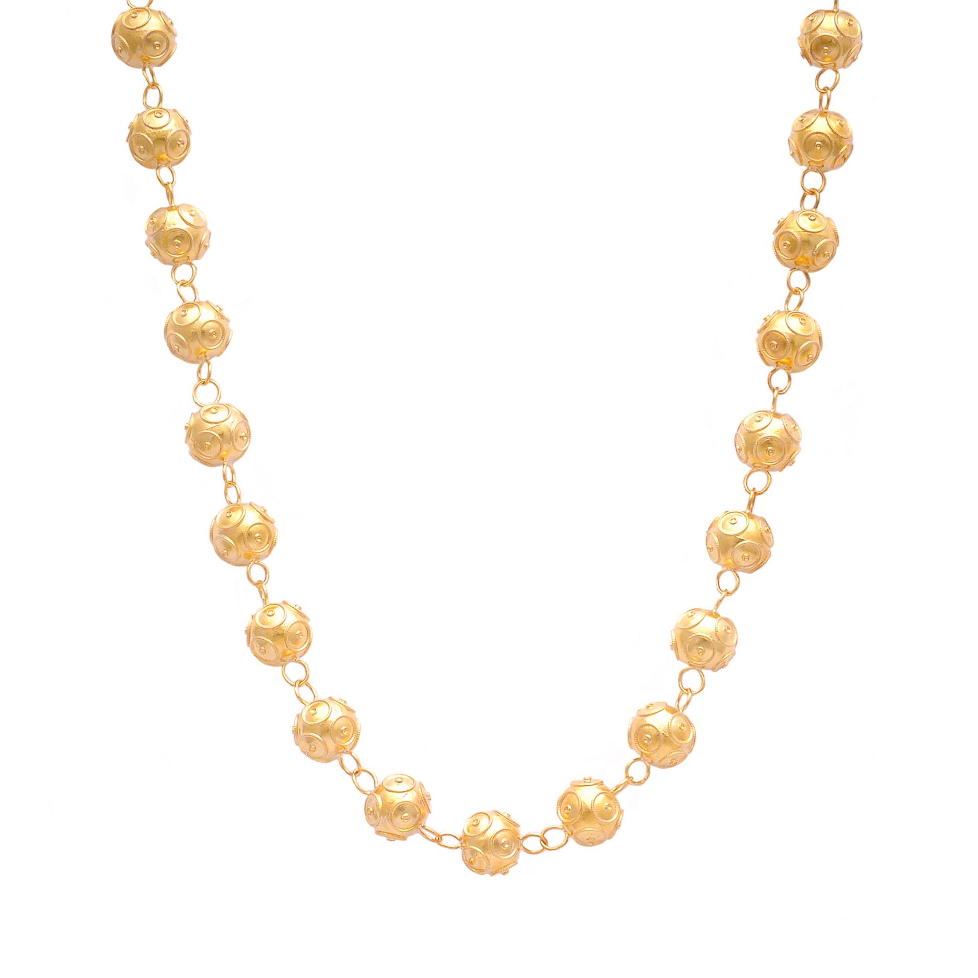Necklace Viana's Contas in 19,2Kt Gold