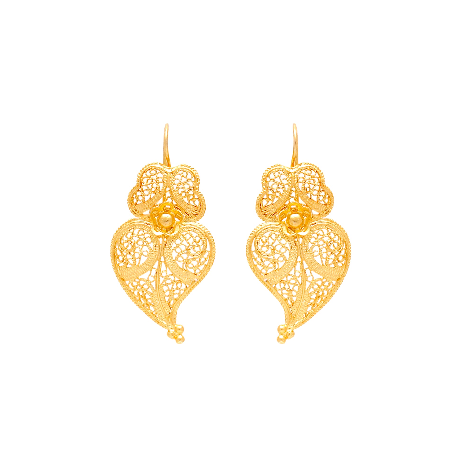 Earrings Heart of Viana M in 19,2Kt Gold