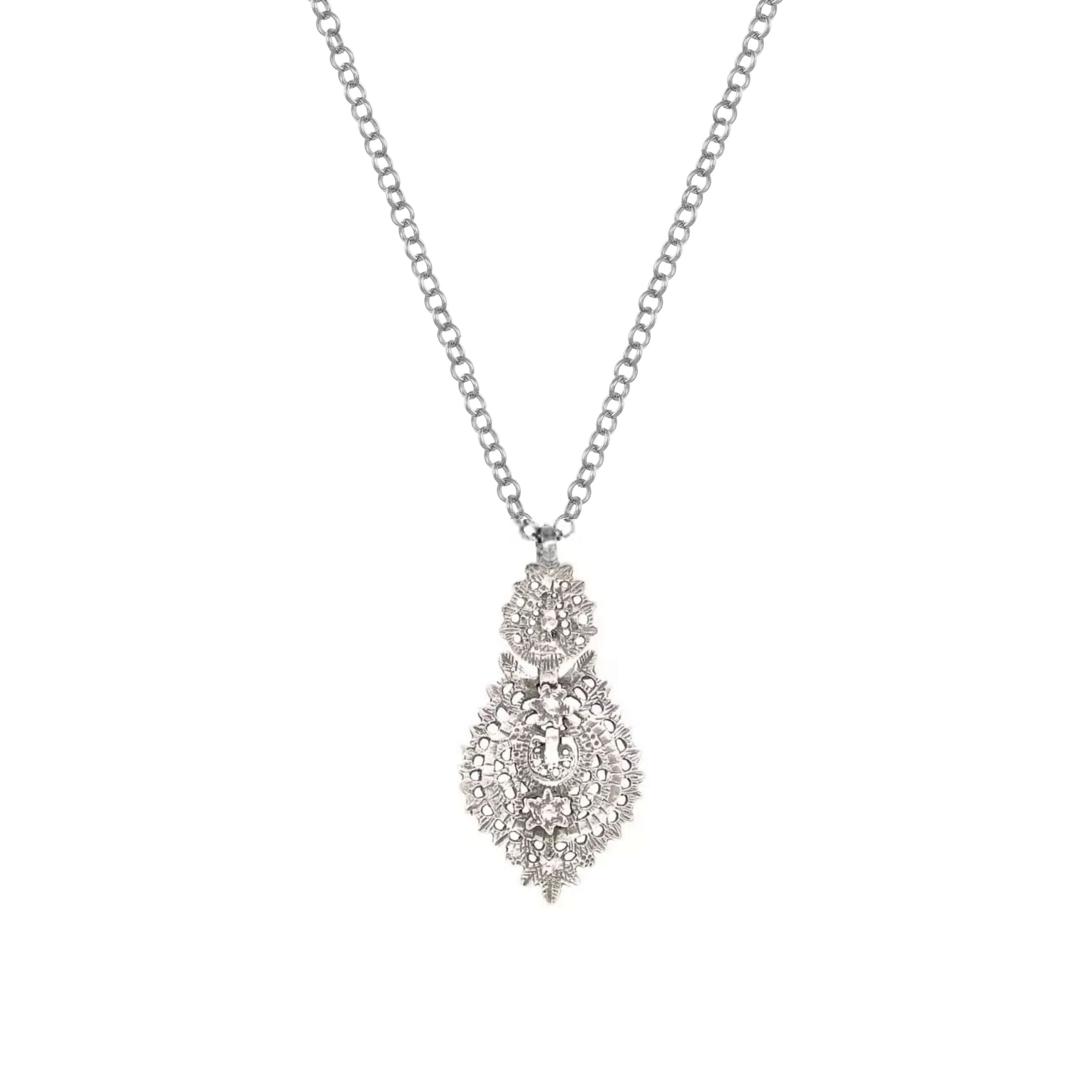 Necklace Queen Earring S in Silver