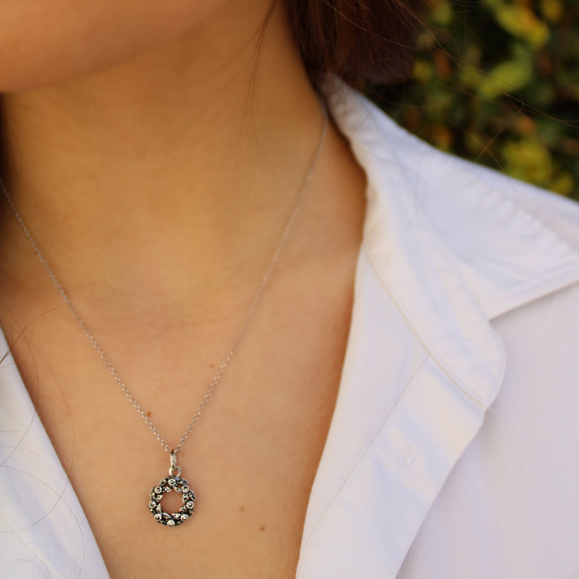 Set Crown Marcasites in Silver