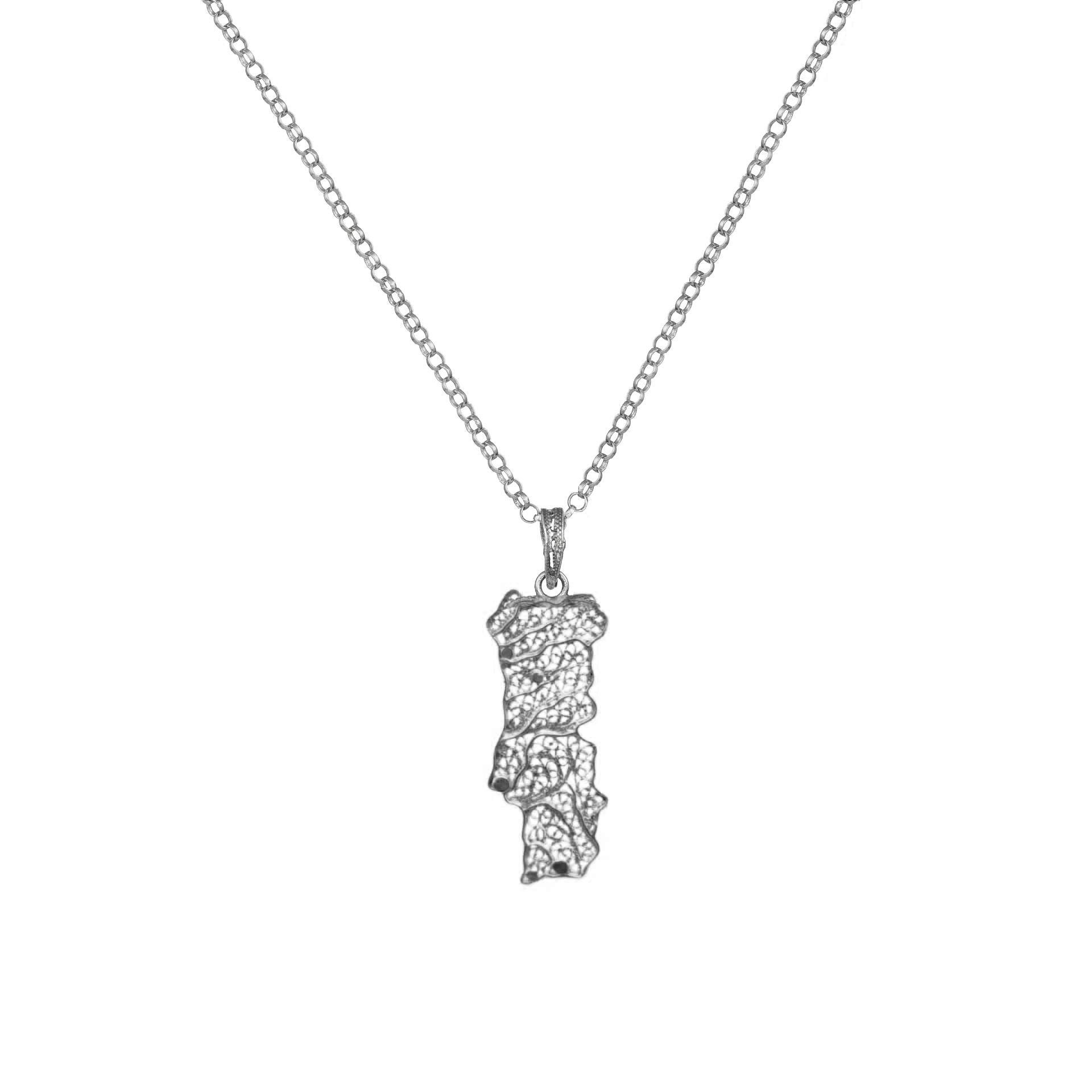 Necklace Portugal Long in Silver