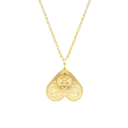 Necklace Butterfly in Gold Plated Silver
