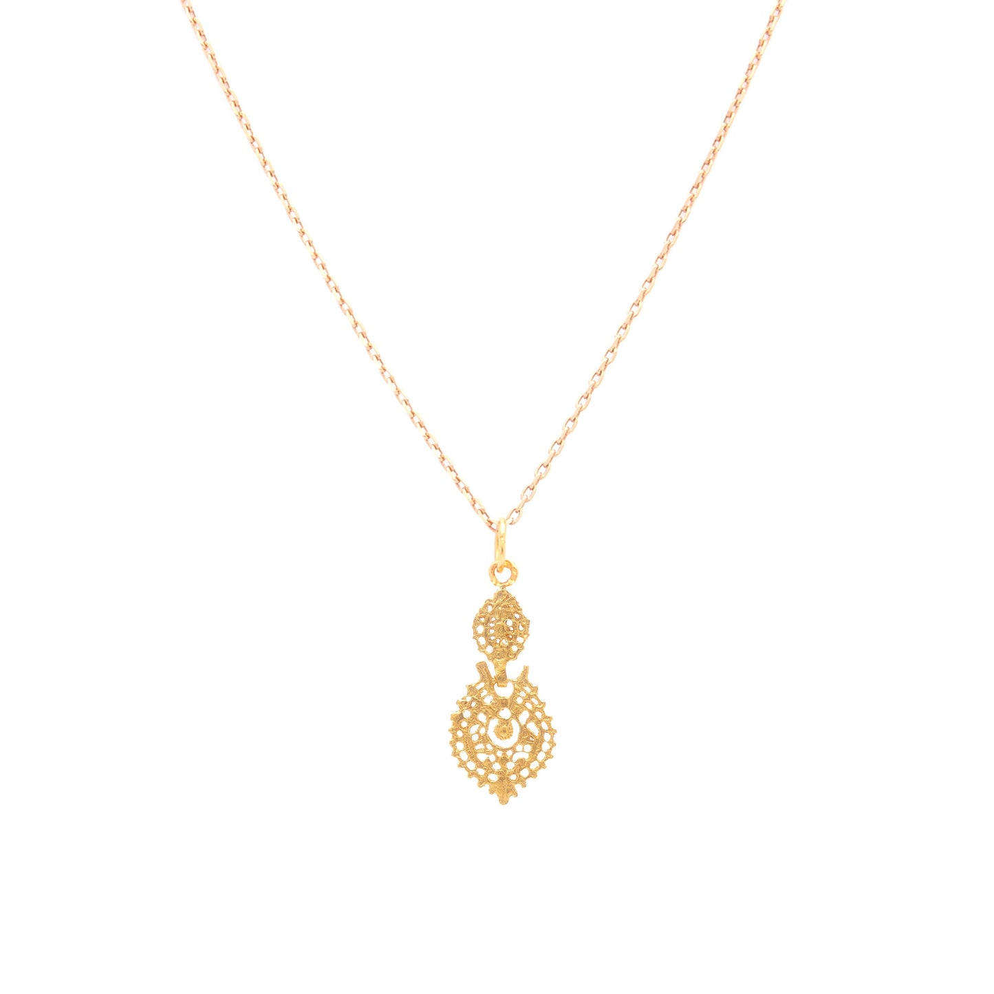 Necklace Queen Earring in 9Kt Gold
