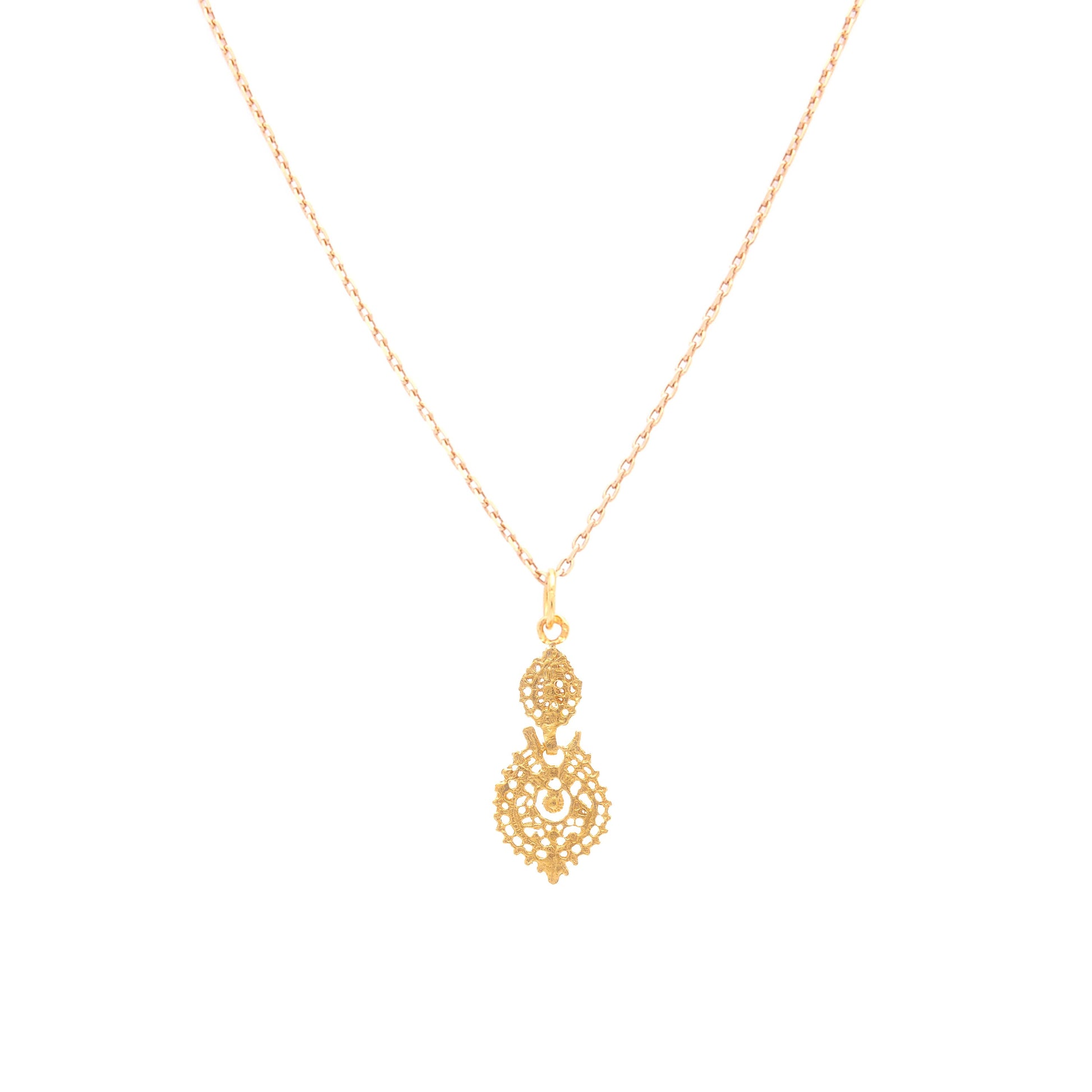 Necklace Queen Earring in 9Kt Gold