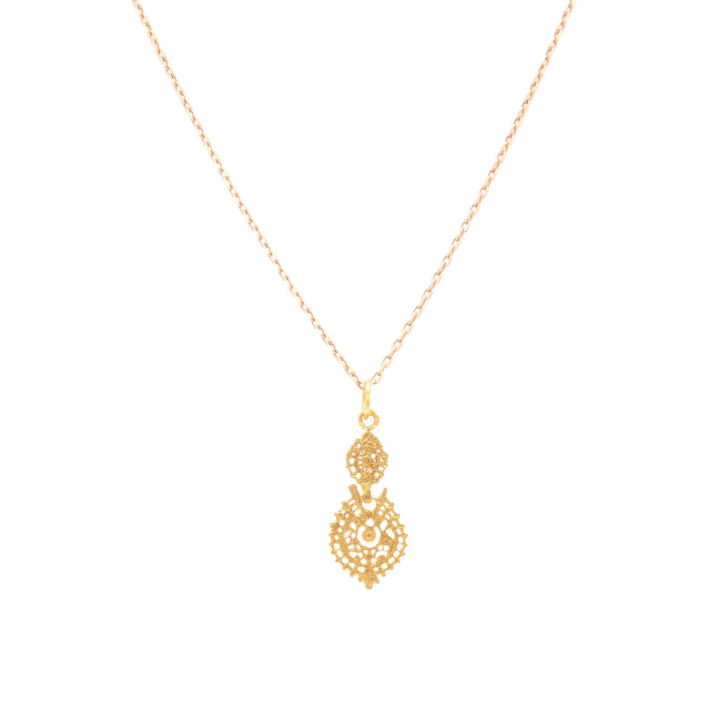 Necklace Queen Earring in 9Kt Gold