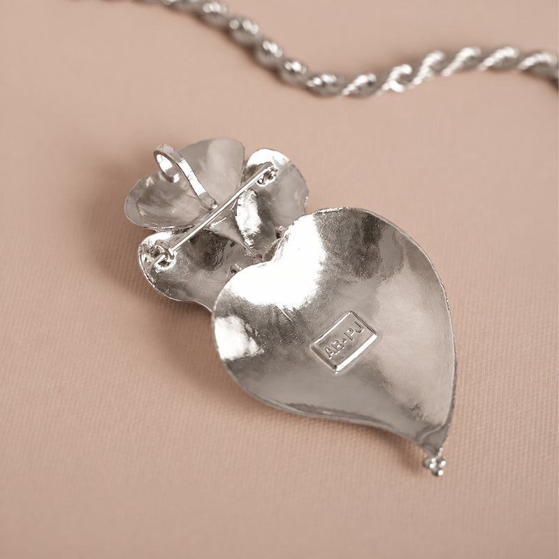 Collar Corazón de Amália de Plata