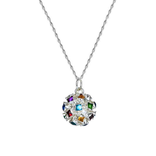 Necklace Mina Sputnik in Silver