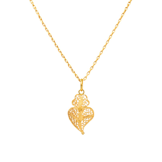 Necklace Heart of Viana XS in 19,2Kt Gold