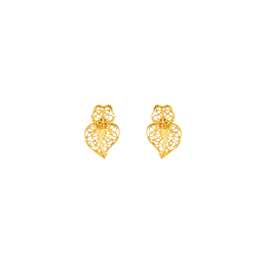 Earrings Heart of Viana XXS in 9Kt Gold