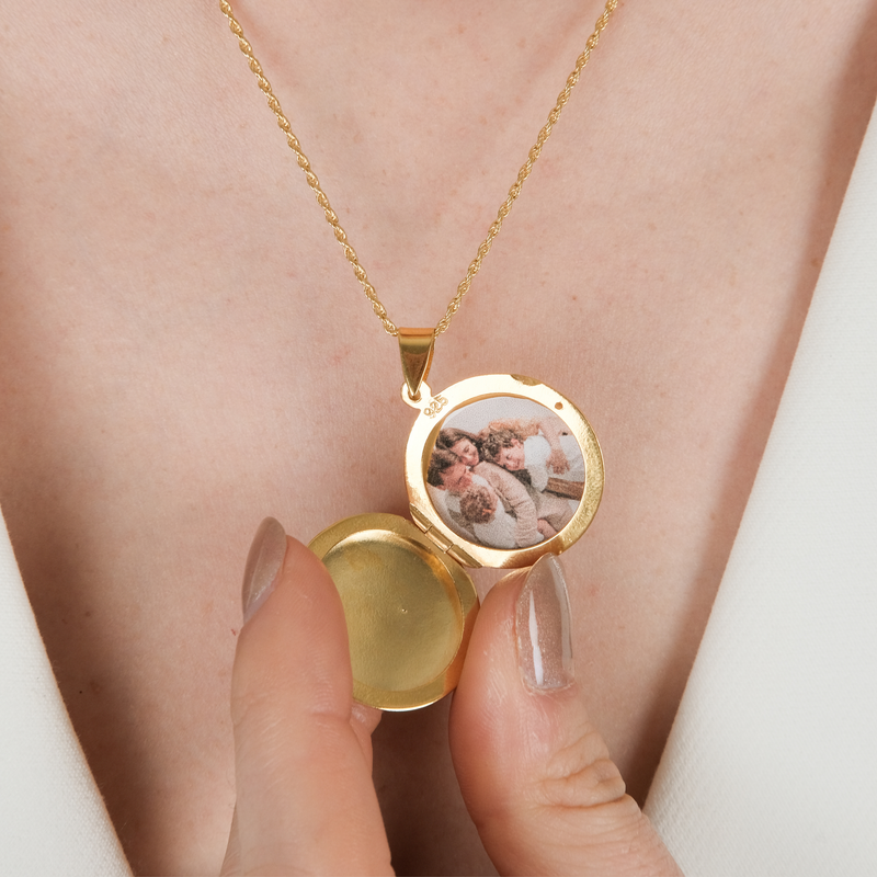 Halskette Memória aus Vergoldetem Silber