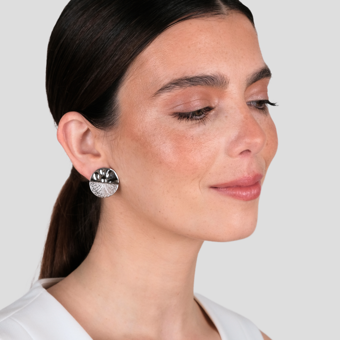 Ohrringe Kreise Articulados aus Sterlingsilber