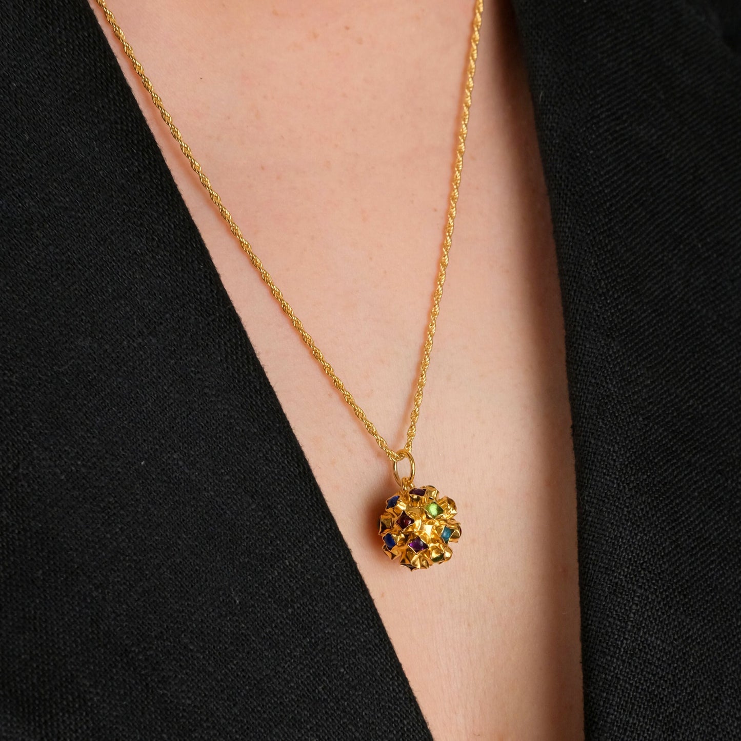 Necklace Mina in Gold Plated Silver