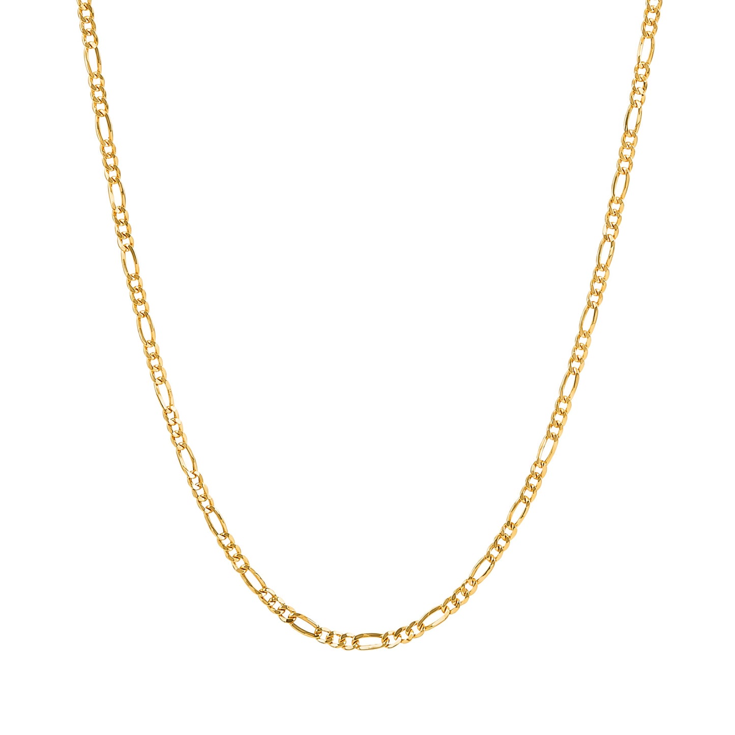 Halskette 3+1 3mm aus 19,2 Kt Gold