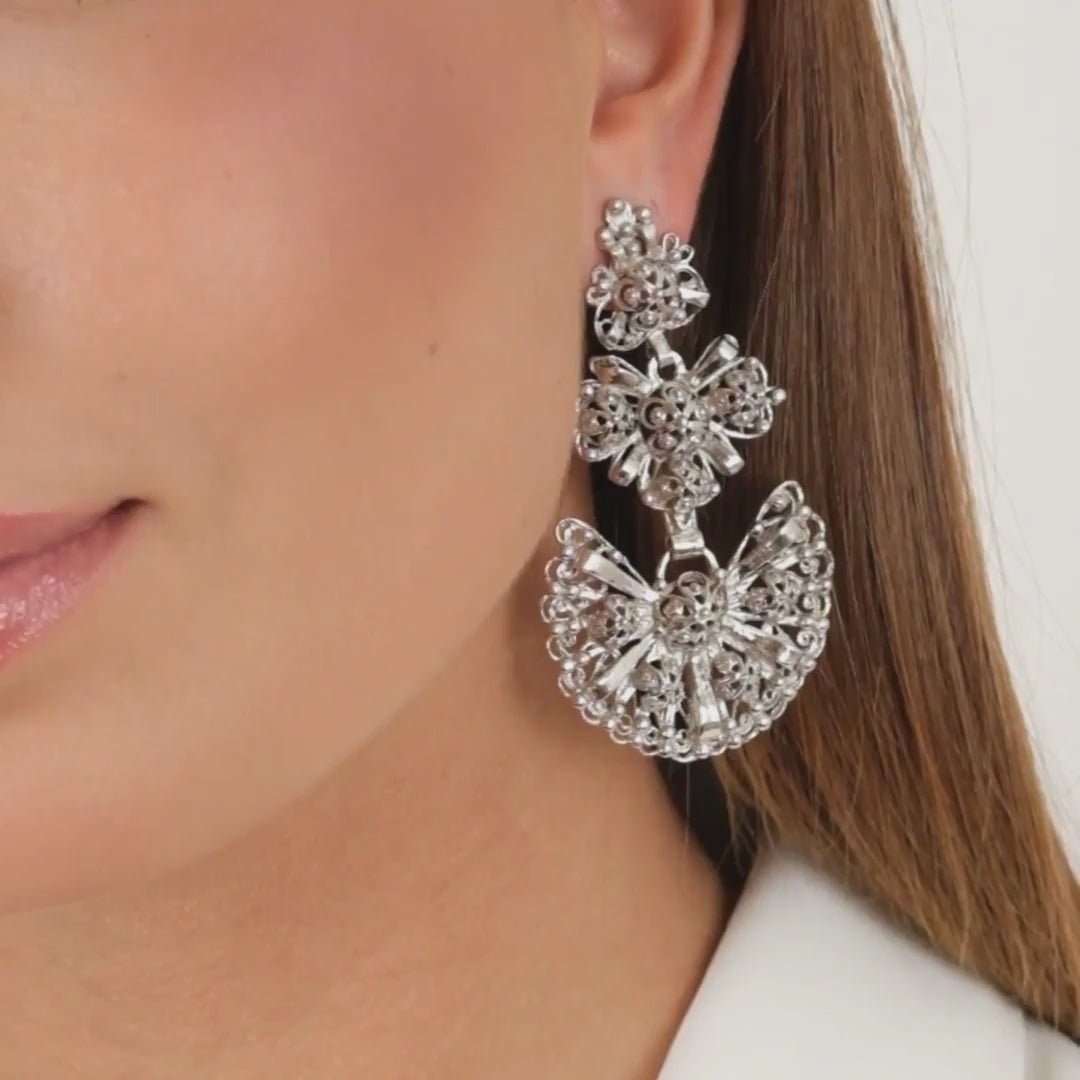 Galegos Earrings in Silver