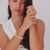 Bracelet Viana's Conta in Gold Plated Silver with Pearls