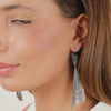 Earrings Fado Singer's Shawl in Silver
