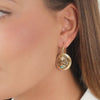 Earrings Chapola in Gold Plated Silver