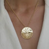 Necklace Circles Articulated XL in Gold Plated Silver