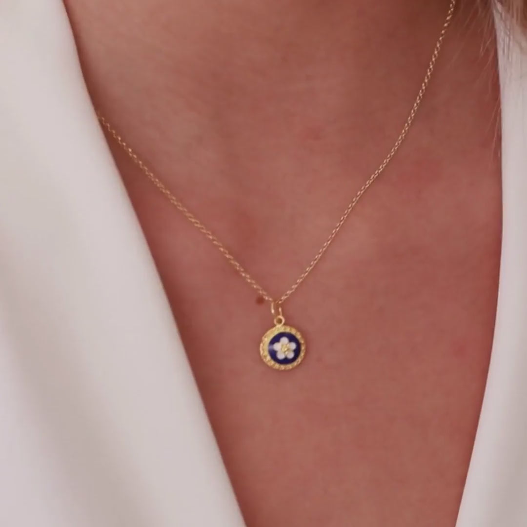 Necklace Caramujo in Gold Plated Silver