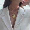 Necklace Oval Articulated XL in Silver